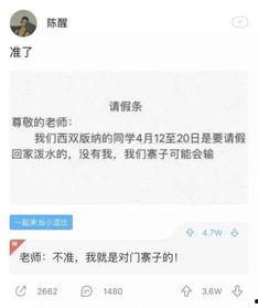 请假搞笑视频,请假搞笑视频大盘点